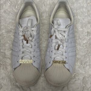 Adidas White Gold Originals - Superstar Sneaker